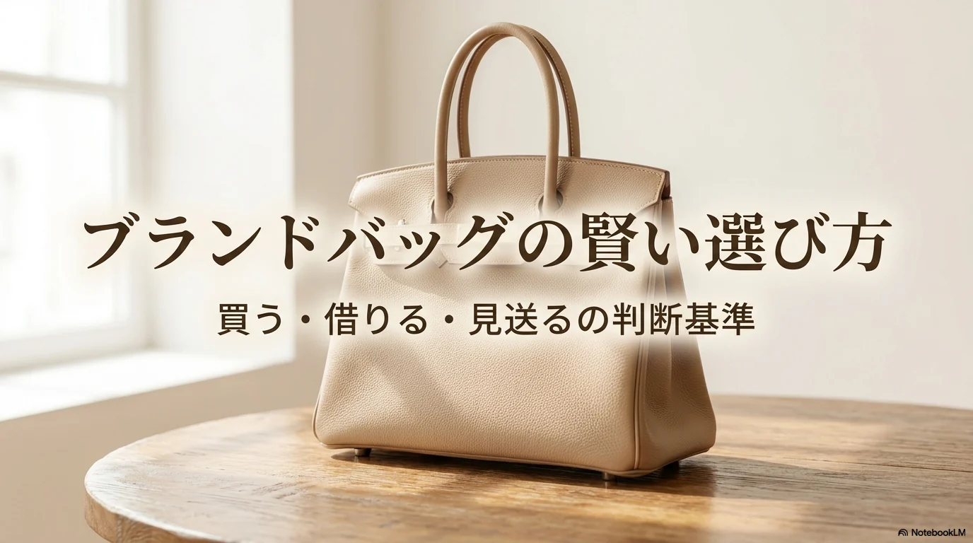 ブランドバッグの賢い選び方と買う借りる見送る判断基準