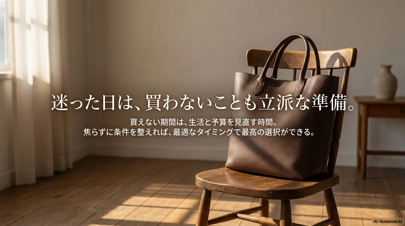 ゴヤールが買えない期間に準備しておきたい確認リスト