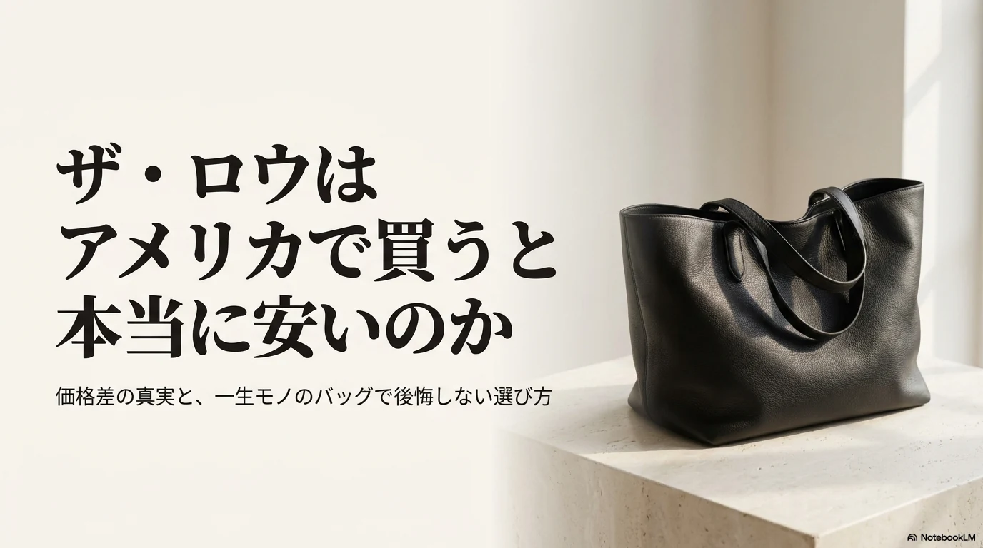 The Rowはアメリカで安い?価格差と買い方
